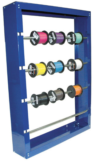 9 Piece 14 Ga Wire Assortment With Wire and Spool Rack