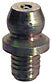 3/16 Inch Zinc Yellow Steel Straight Long Shank Heritage Hydraulic Grease Fitting