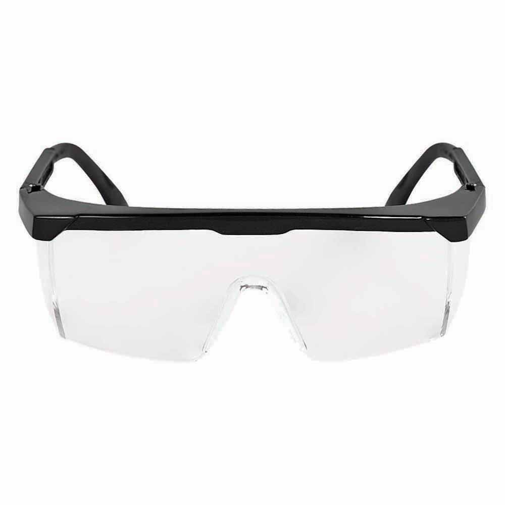 Kaku Clear Lens- Shiny Black Frame Safety Glasses
