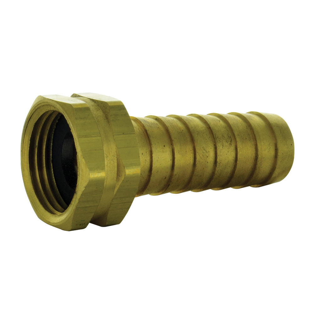 1/2 Inch Female Brass Garden Hose Thread To Long Shank Barb