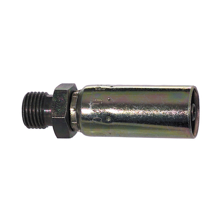 Male British Parallel Pipe 60 Cone Rigid 1/2 hose x G1/2-19 thread