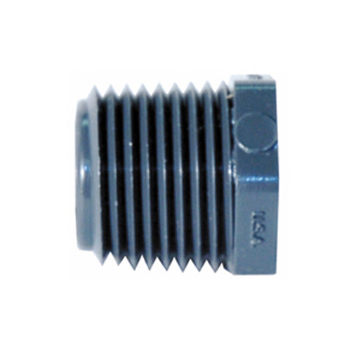 2 Inch Mipt Sch 80 Dark Gray Pvc Plug