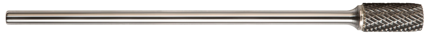 1/2 Inch Cylindrical No End Cut 1/4 Inch x 6 Inch Shank Sa-5L6 Premium Carbide Bur