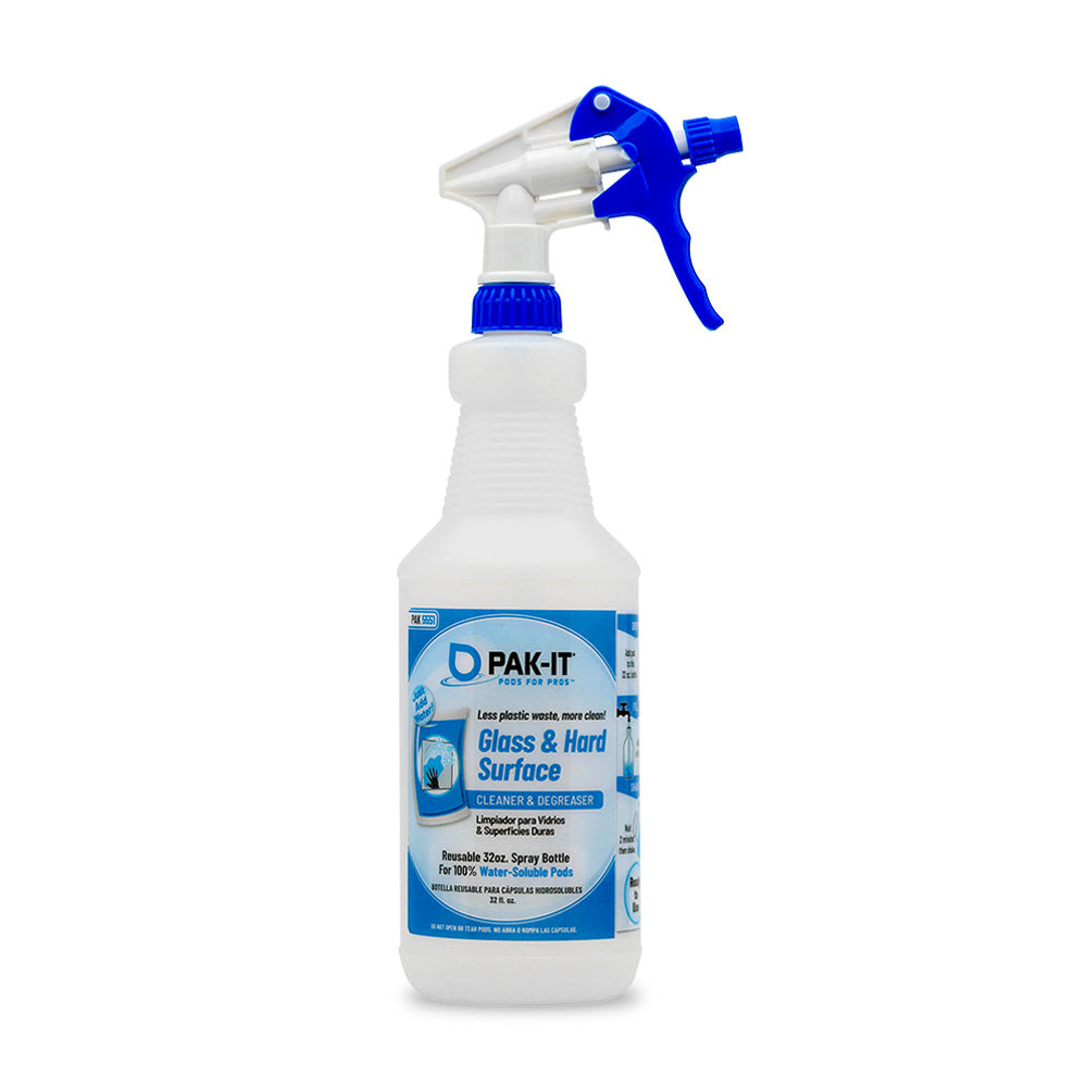PAK-IT Sprayer for Glass & Hard Surface Cleaner
