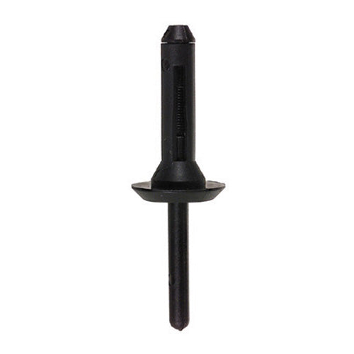 1/4 Inch 3/64 - 3/16 Inch Grip Black Nylon Blind Rivet