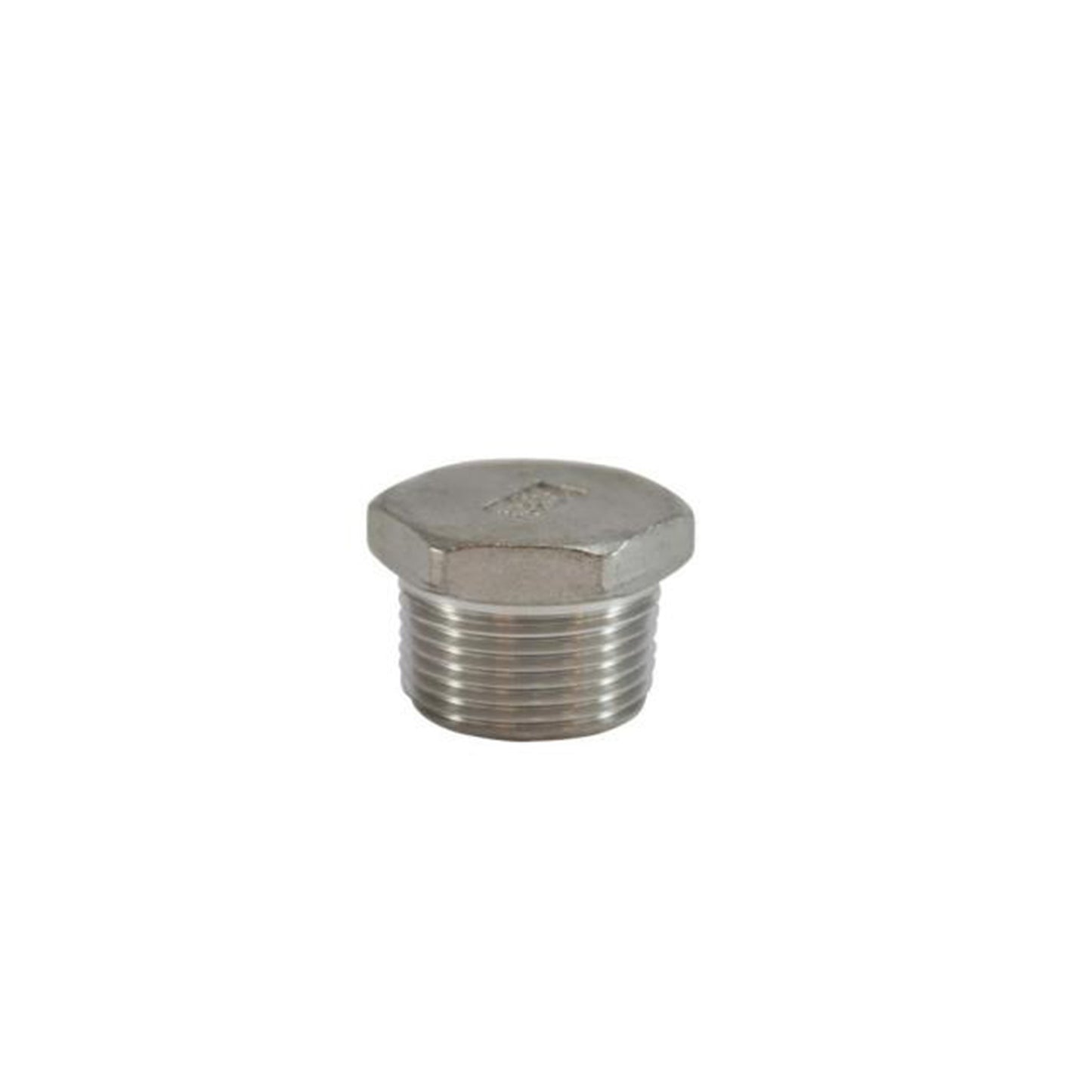 1-1/4 Inch Hex Head Plug 316 Stainless Steel