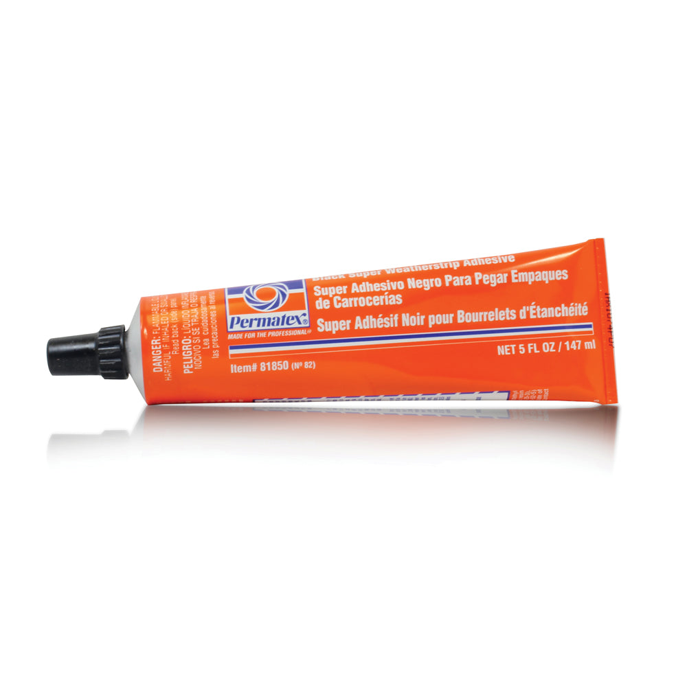 5 Fl oz Permatex Super Weatherstrip Adhesive Black