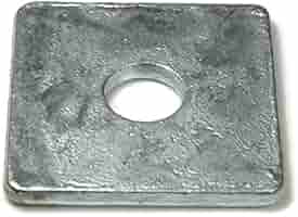 Square Plate Washer Hot Dipped Galvanized (HDG) 1 x 3-1/2 x 0.390