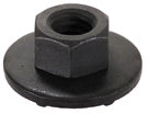 M6 x 1 Black Hex Nut With 19 mm Free Spinning Washer