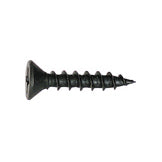 #9 x 2 Inch Phillips Drive Flat Head Black Steel Particle Board Drywall Screw
