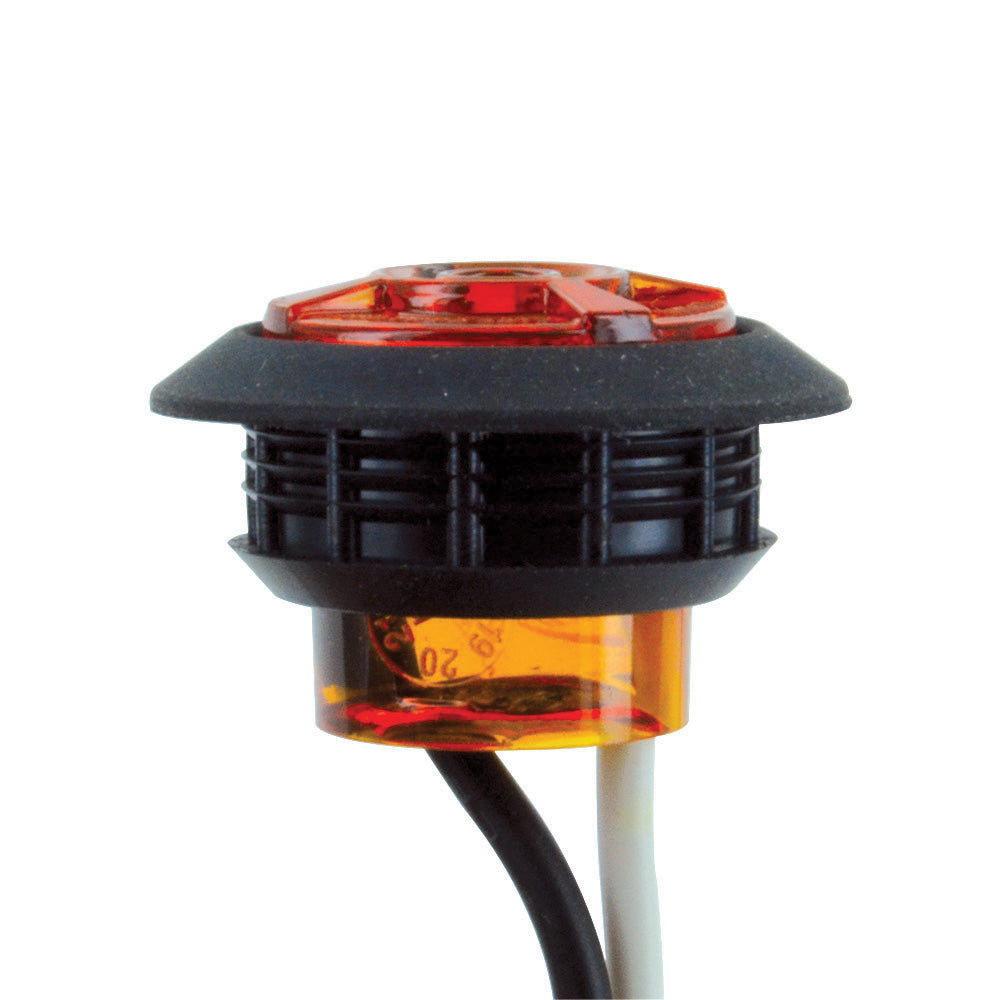 3/4 Inch Clearance Marker Amber LED Light