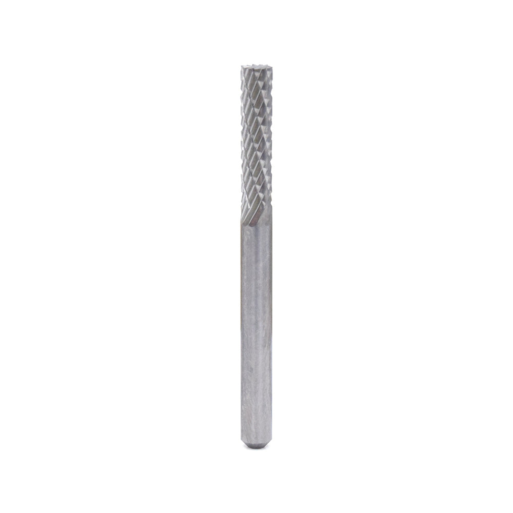 1/8 Inch Cylindrical With End Cut 1/8 Inch Shank Sb-43 Miniature Solid Carbide Bur