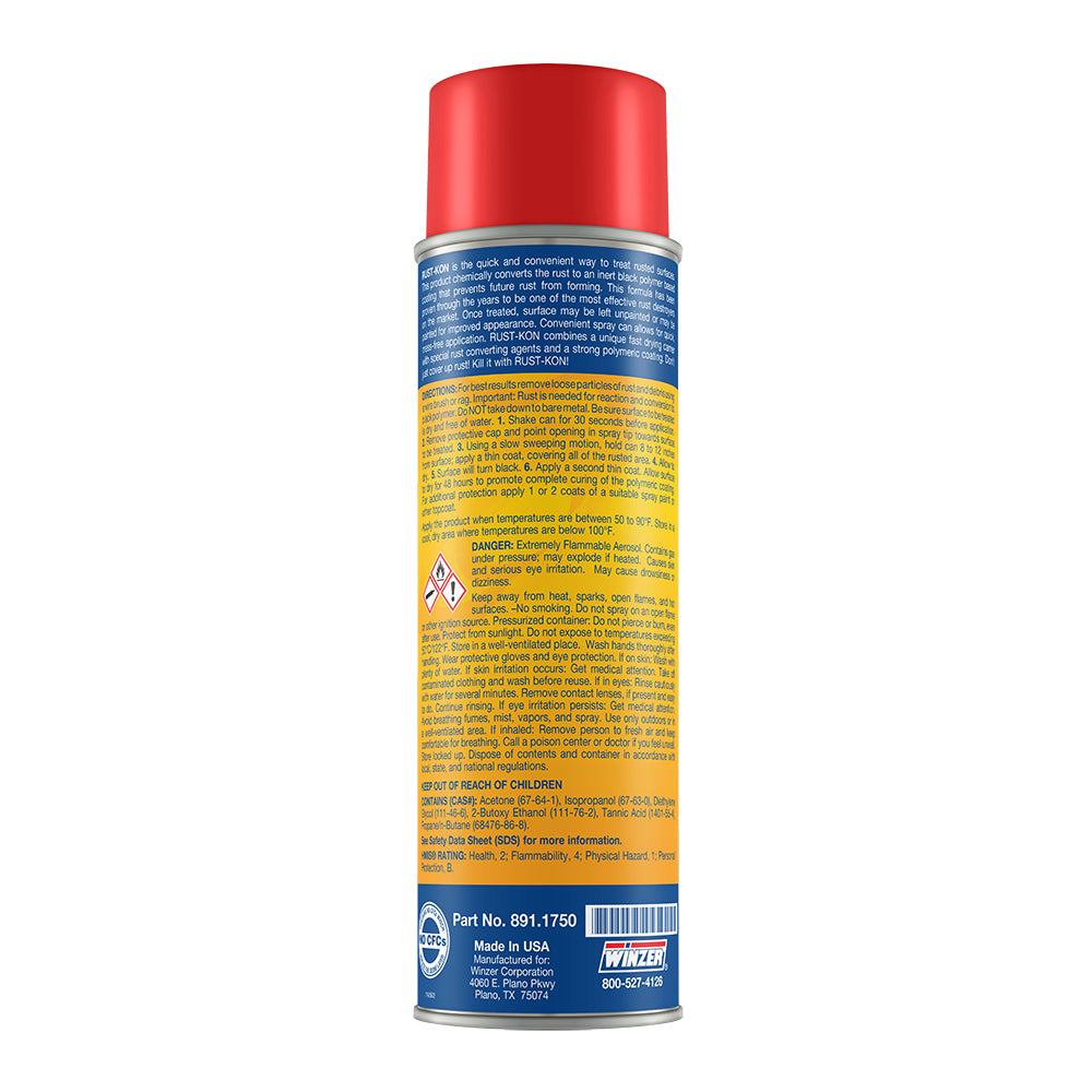 Winzer Rust-Kon Professional Rust Treatment - 13 Oz Net Wt. - Aerosol