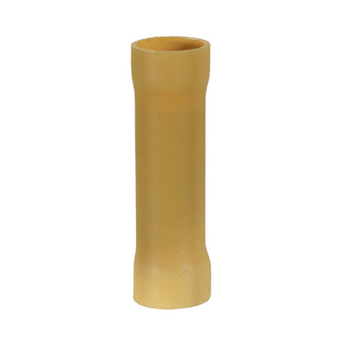 8 Gauge Button Connector Fully Insulated PVC Yellow