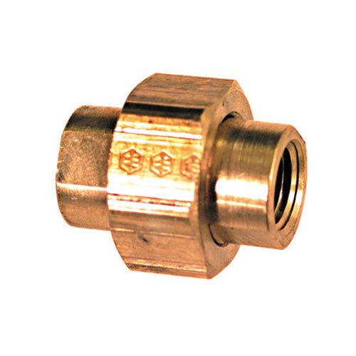 3/8 Inch Brass Pipe Threaded Hex Union
