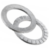 M5 Zinc Plated Steel Schnorr Serrated Lock Washer