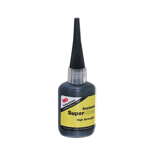 Nd Rubber Toughened Instant Super Glue Black - 1 oz