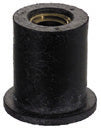 1/4-20 Well Nut Neoprene With Captive Brass Nut