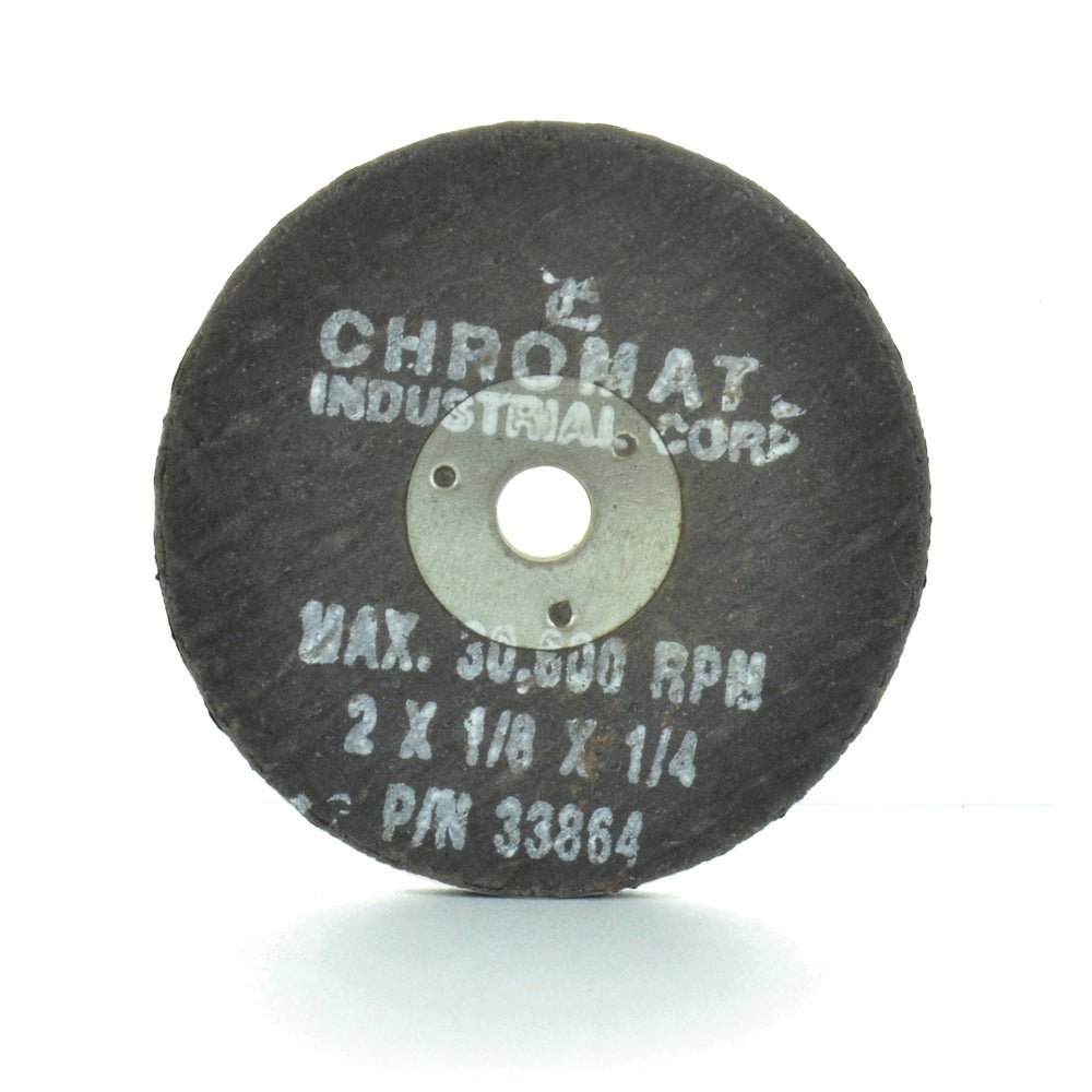 2 Inch x 1/8 Inch x 3/8 Inch 36 Grit Type 1 Aluminum Oxide Cutoff Wheel