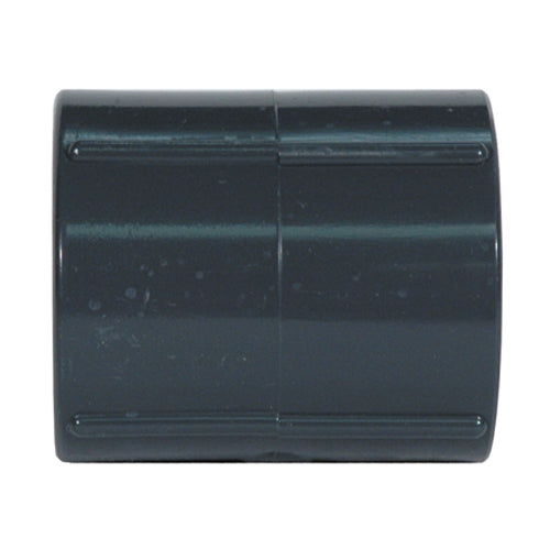 1/2 Inch Fipt Sch 80 Dark Gray Pvc Coupling
