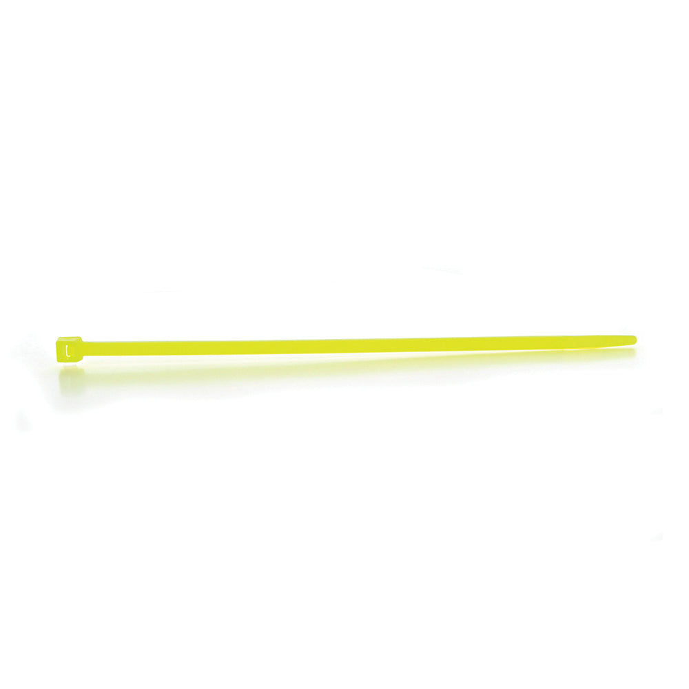 1/8 Inch x 7 Inch 50 lb Fluorescent Yellow Wire Tie