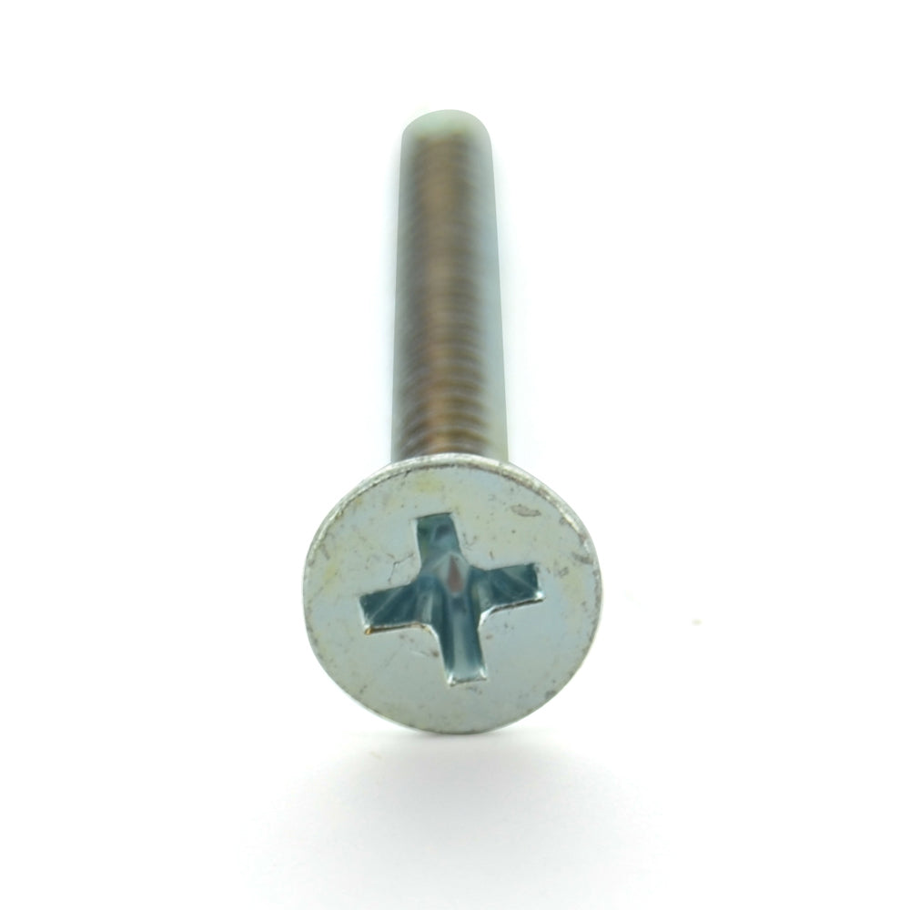 #6 x 1-1/4 Inch #2 Point #2 Phillips Drive Bugle Head Zinc Plated Steel Drywall Self-Drilling Tek Screw
