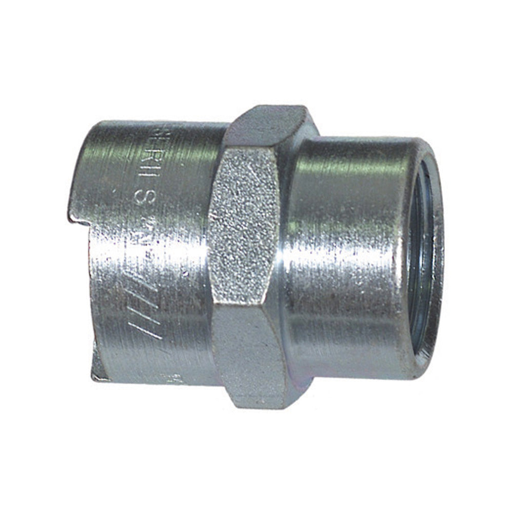 1/2 Inch x 3/4 Inch Di x -Lock Female Head x Female End Npt Coupler Steel