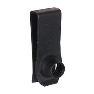 M8 x 1.25 Black Phosphate Extruded Foldover U-Type Nut