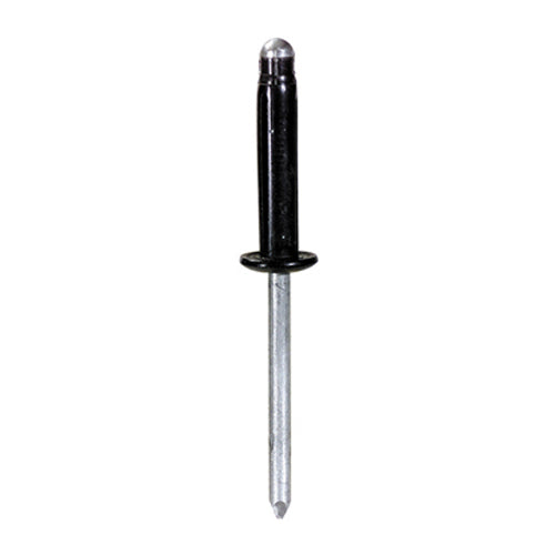 3/16 Inch X 24 Mm 3/64 - 15/64 Inch Grip Black Aluminum Blind Rivet