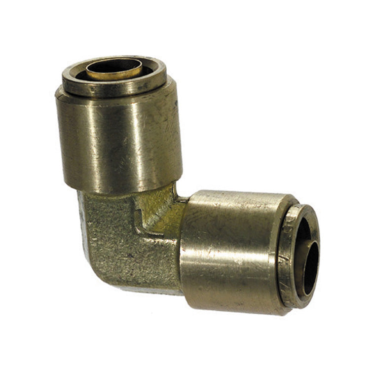 1/4 Inch Brass 90 Degree Union Elbow Push On Air Brake Connector
