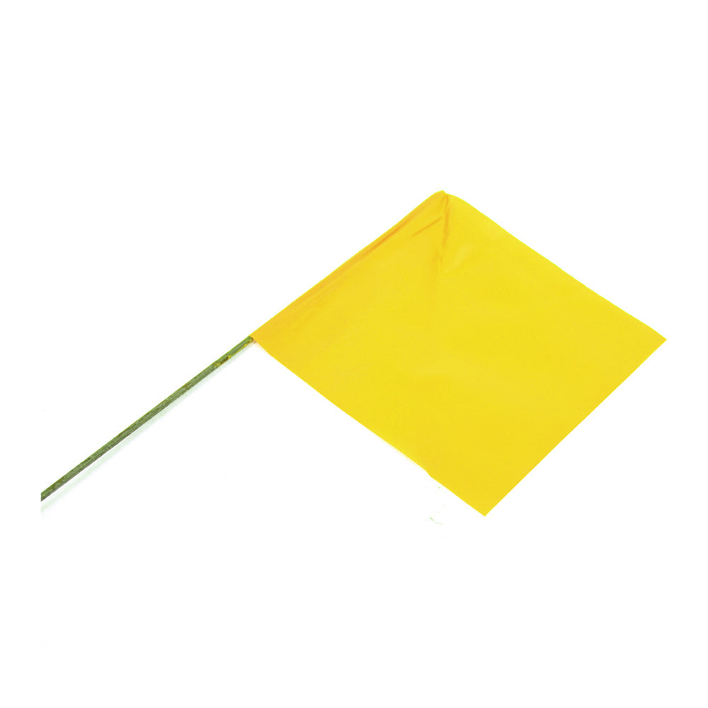 2-1/2" x 3-1/2" Stake Flag Yellow