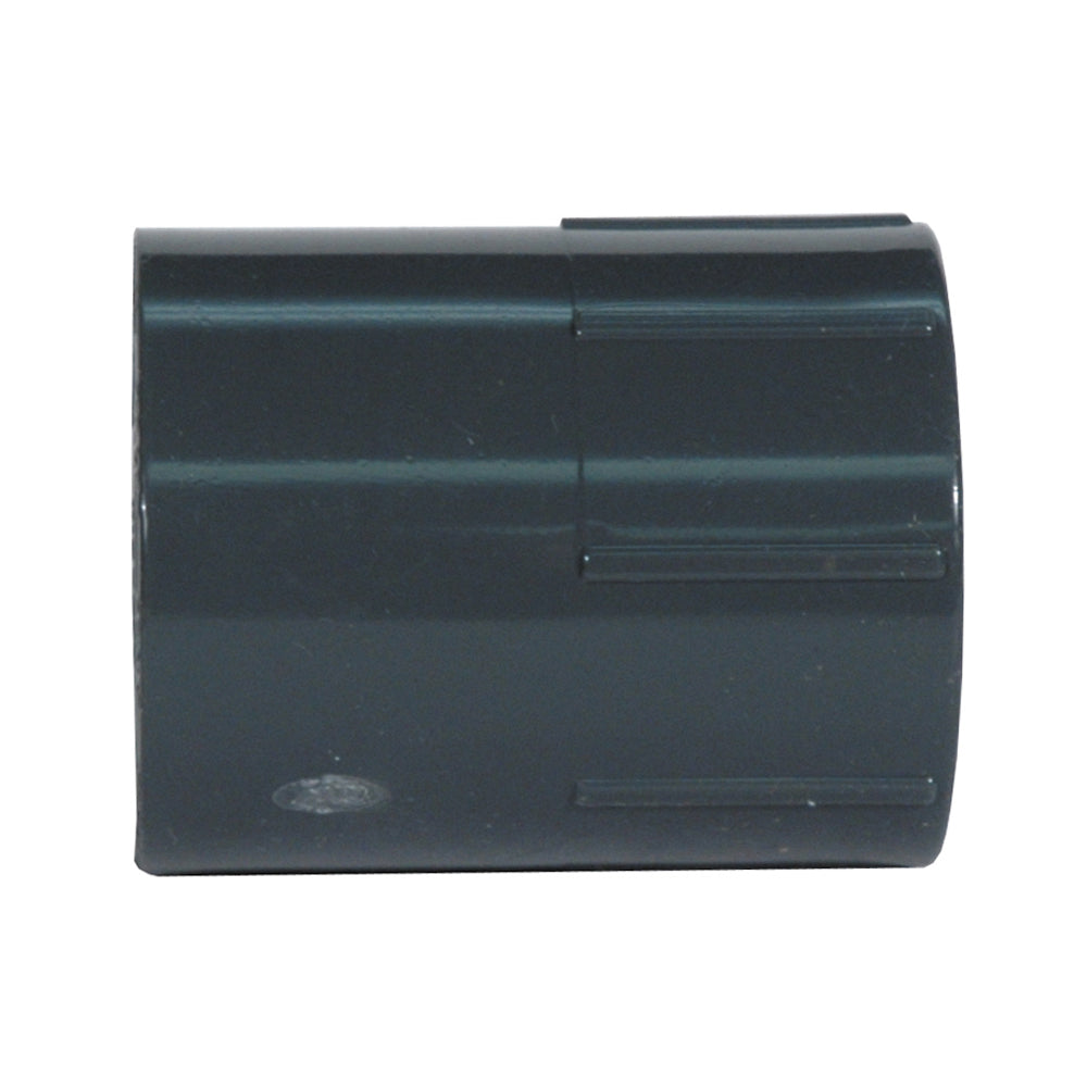 1/2 Inch Fipt X Socket Sch 80 Dark Gray Pvc Female Adapter