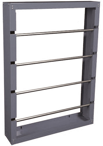 Gray Powder Coated 4 Rod Wire Spool Rack