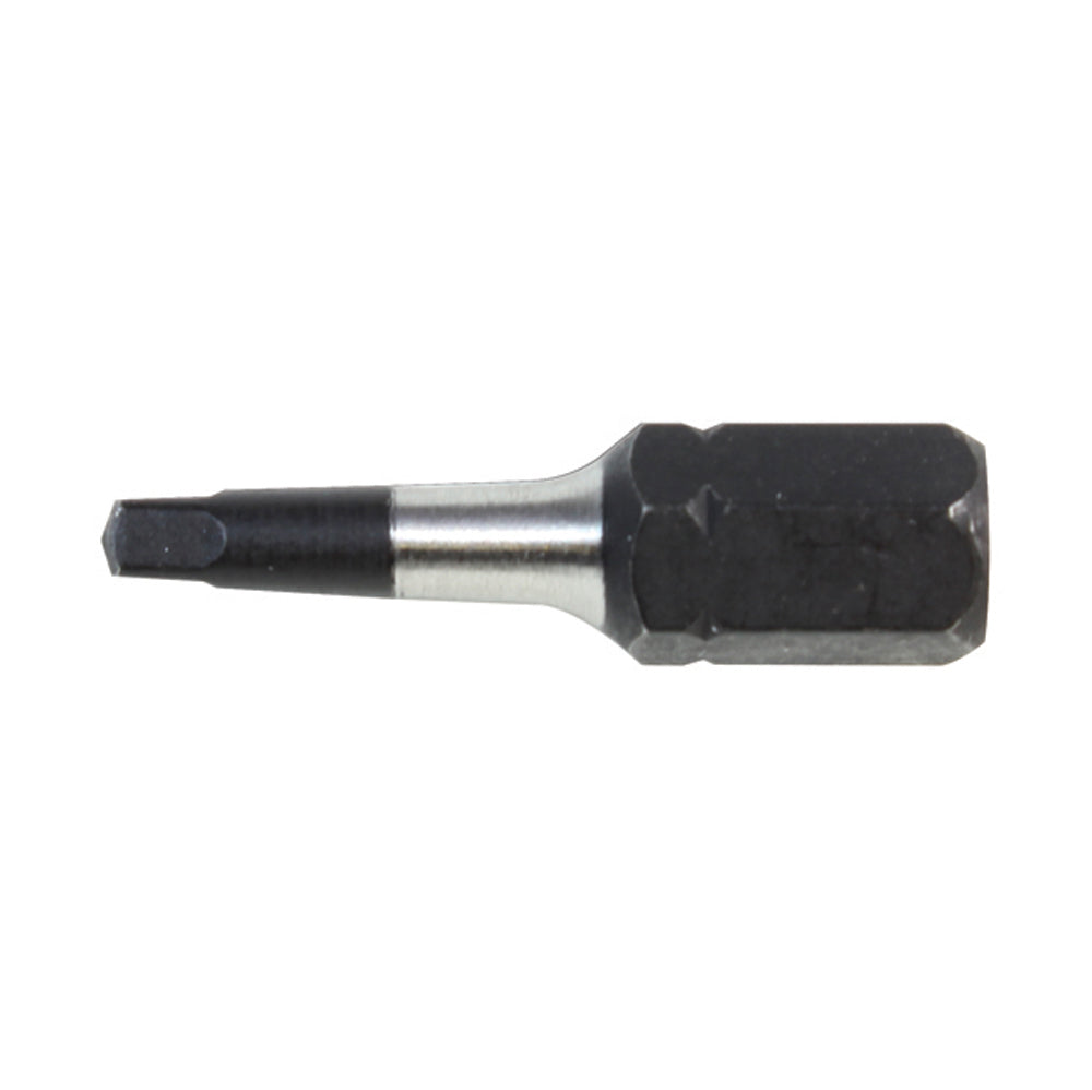 #2 Square Recess Drive 1/4 Inch Shank 2 Inch Length Alloy76™ Steel Shockwave™ Impact Insert Bit