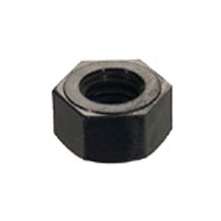 M6 x 1 x 16 mm Slotted Drive Black Nylon Hex Nut