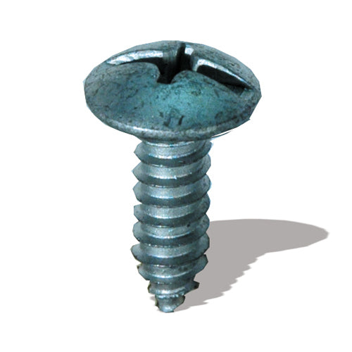 M6.3 x 1.81 x 20 mm Truss Head Phillips Slotted Drive Silver Dacromet Steel Combinational Screw