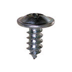 #8 x 3/8 Inch Zinc Plated Phillips Oval Washer Head Self Tapping Screw