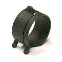 3/4" Spring Action Hose Clamp Black