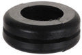 9 mm Id x 16 mm Od x 6.5 mm Black Epdm Double-Sided Cable Grommet