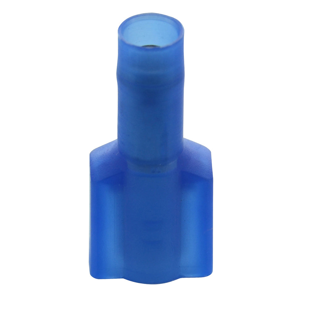 16-14 Awg 0.250 Inch x 0.032 Inch Tab Blue Nylon Insulated Fully Insulated Push-On Male Quick Slide Disconnect