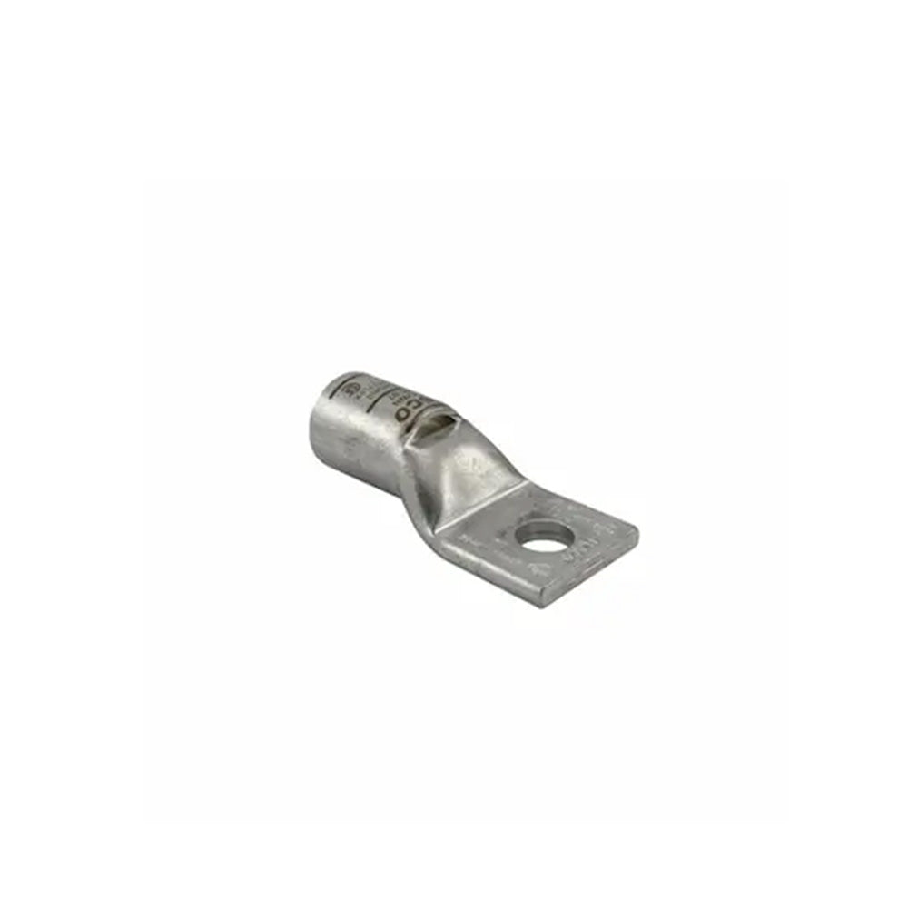 4/0 Awg 0.281 Inch Stud 1 Hole Copper Standard Barrel Compression Lug
