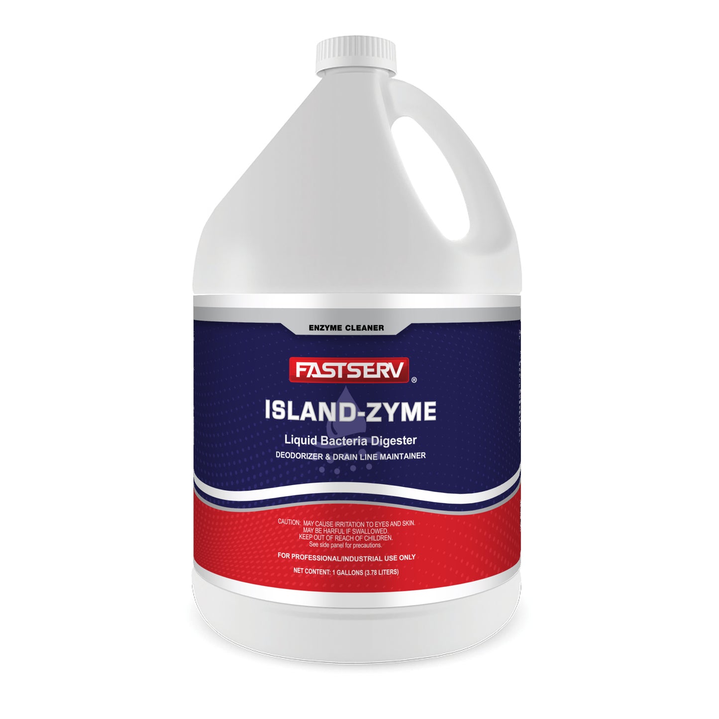 FastServ Island-Zyme Liquid Bacteria Deodorizer & Drain Maintainer - 1 Gallon Bottle