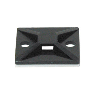 1.12 Inch Length X 1.12 Inch Width X 0.22 Inch Height Black Polyamide 6.6 (Pa66) Mb4A Adhesive Base