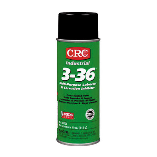 CRC 3-36 Multi-Purpose Lubricant and Corrosion Inhibitor Aerosol - 11 oz