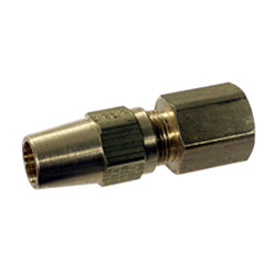 3/8 Inch Tube x 1/4 Inch Pipe Straight Male Connector - Universal Thread