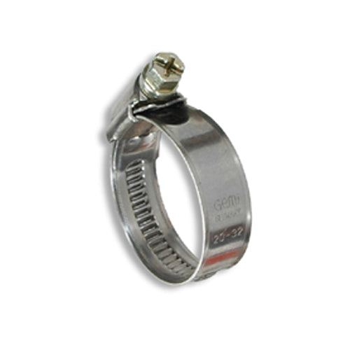 #8 Hose Clamp 5/8 Inch x 1-1/16 Inch 430 Stainless Steel Band Torro Non-Perforated