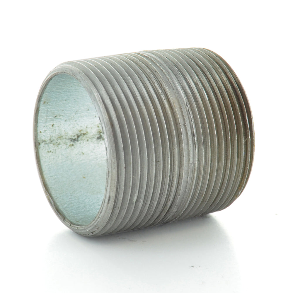 1/8" X 8" Schedule 40 Malleable Steel Welded Nipple Galvanized Made In USA