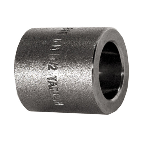 1-1/2 Inch Socket Weld Black Forged Carbon Steel Pipe Coupling