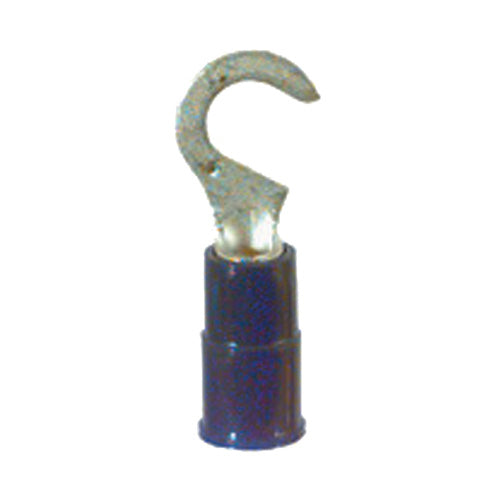 16-14 Gauge Hook Terminal #10 Stud PVC Insulated Blue