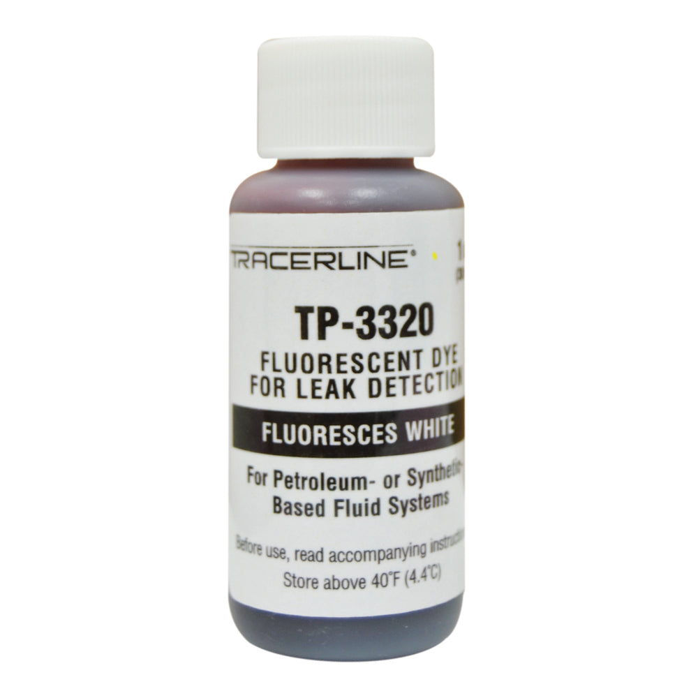 White Fluorescent Leak Detection Dye For Gasoline & Engine Oil - 1 Oz